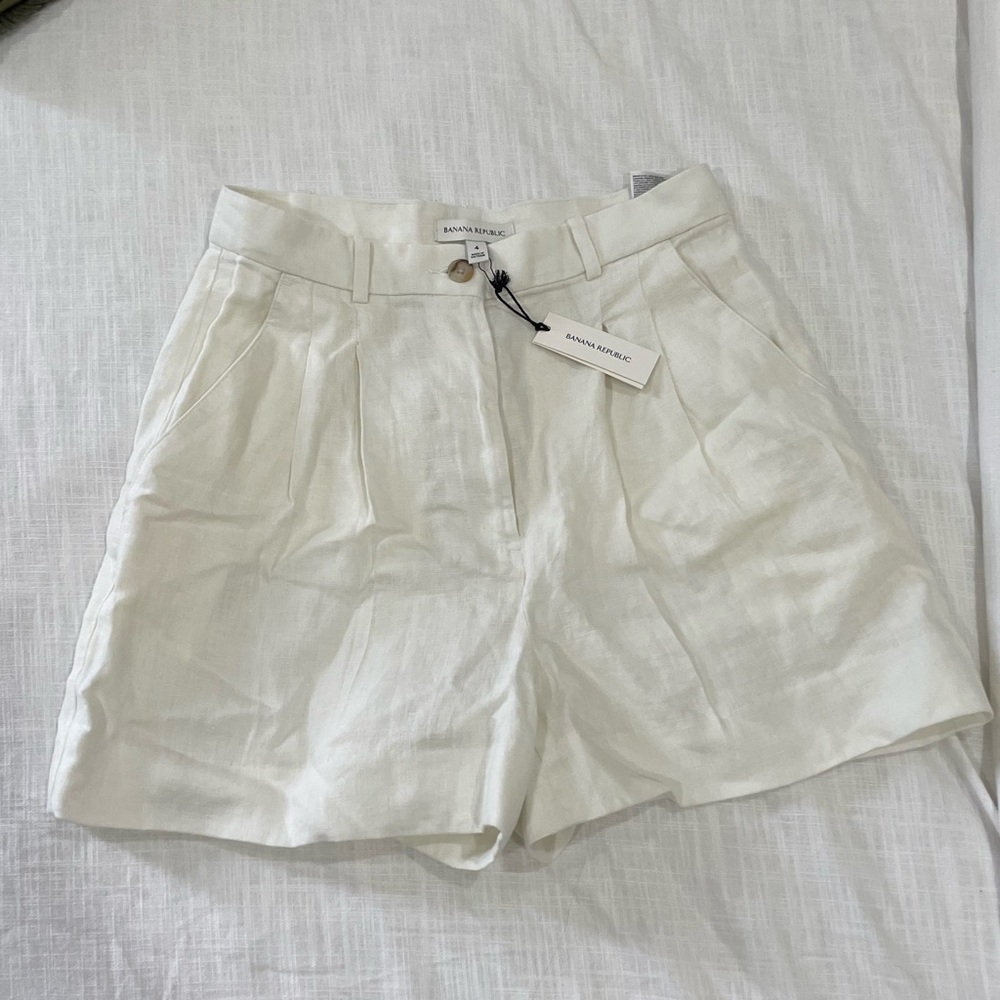 Banana republic linen shorts